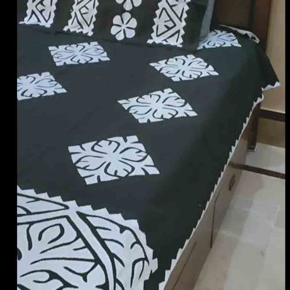 Handcrafted Applique Work Bedsheet